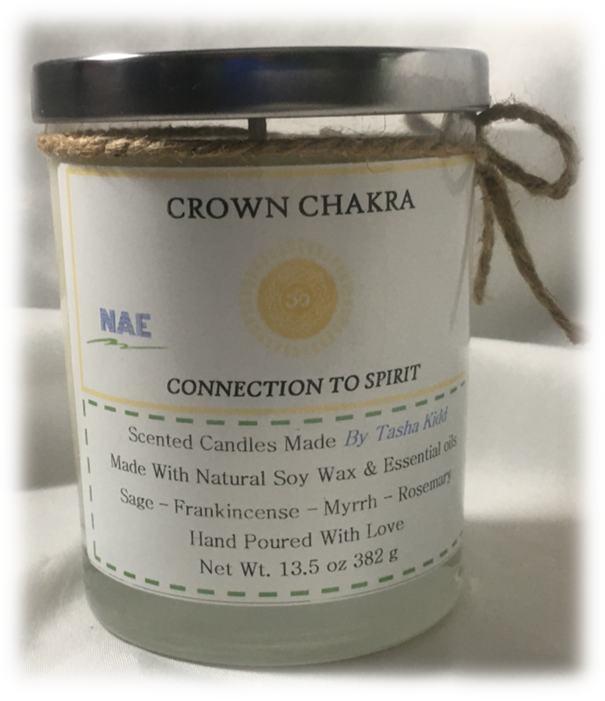 Crown Chakra: Large 13.5 oz Soy Candle