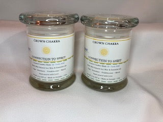 Crown Chakra: Small 8 oz Scented Soy Candle