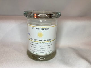 Crown Chakra: Small 8 oz Scented Soy Candle