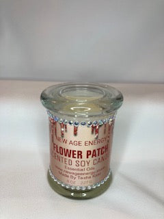 Flower Patch: Small 8 oz Scented Soy Candle