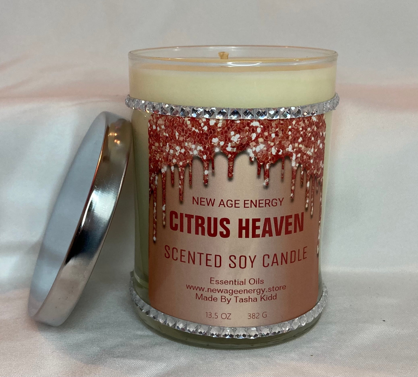 Citrus Heaven: Large 13.5 oz Scented Soy Candle