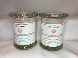 Root Chakra: Small 8 oz Scented Soy Candle