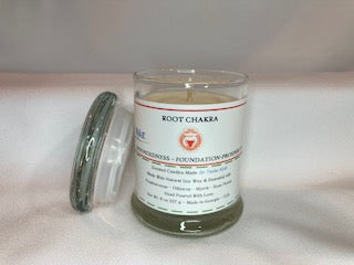 Root Chakra: Small 8 oz Scented Soy Candle