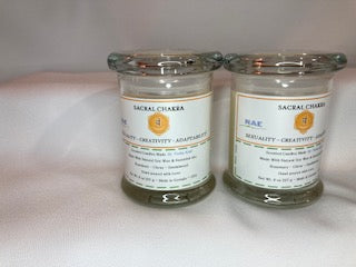 Sacral Chakra: Small 8 oz Scented Soy Candle