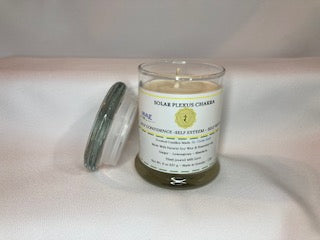 Solar Plexus: Small 8 oz Scented Soy Candle