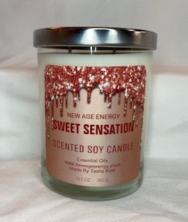 Sweet Sensation: Large 13.5 oz Soy Candle