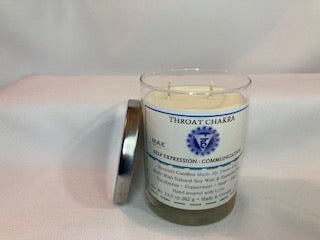 Throat Chakra: Large 13.5 oz Soy Candle